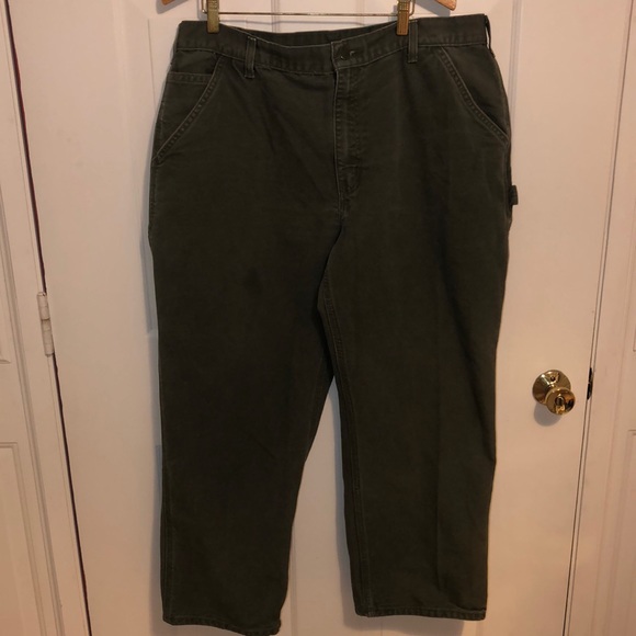 Carhartt Loose Fit Canvas Utility Work Pants - Picture 1 of 4